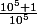 \frac {10^5+1}{10^5}